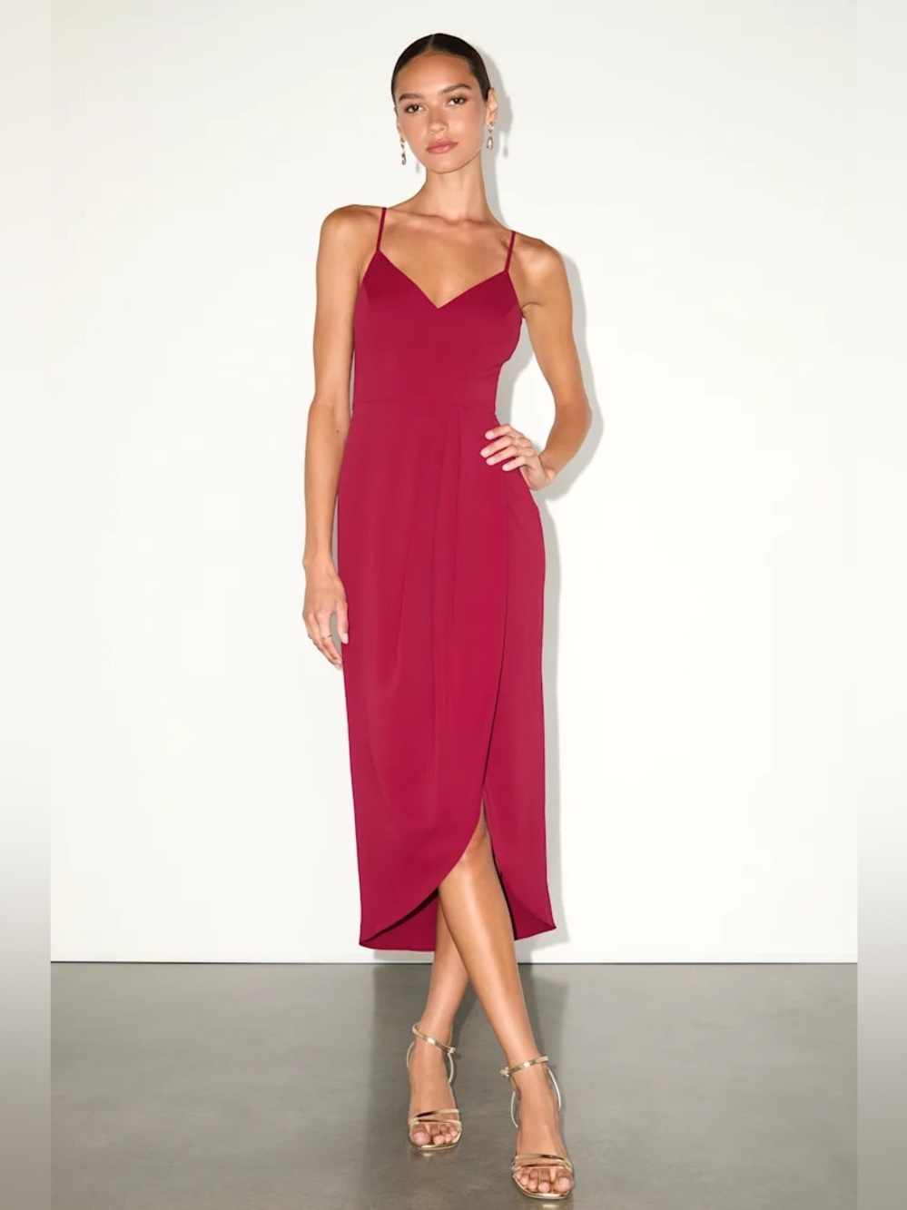 Lulus Reinette Midi Dress